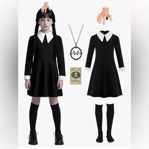 Wednesday Adam’s girls costume NWT